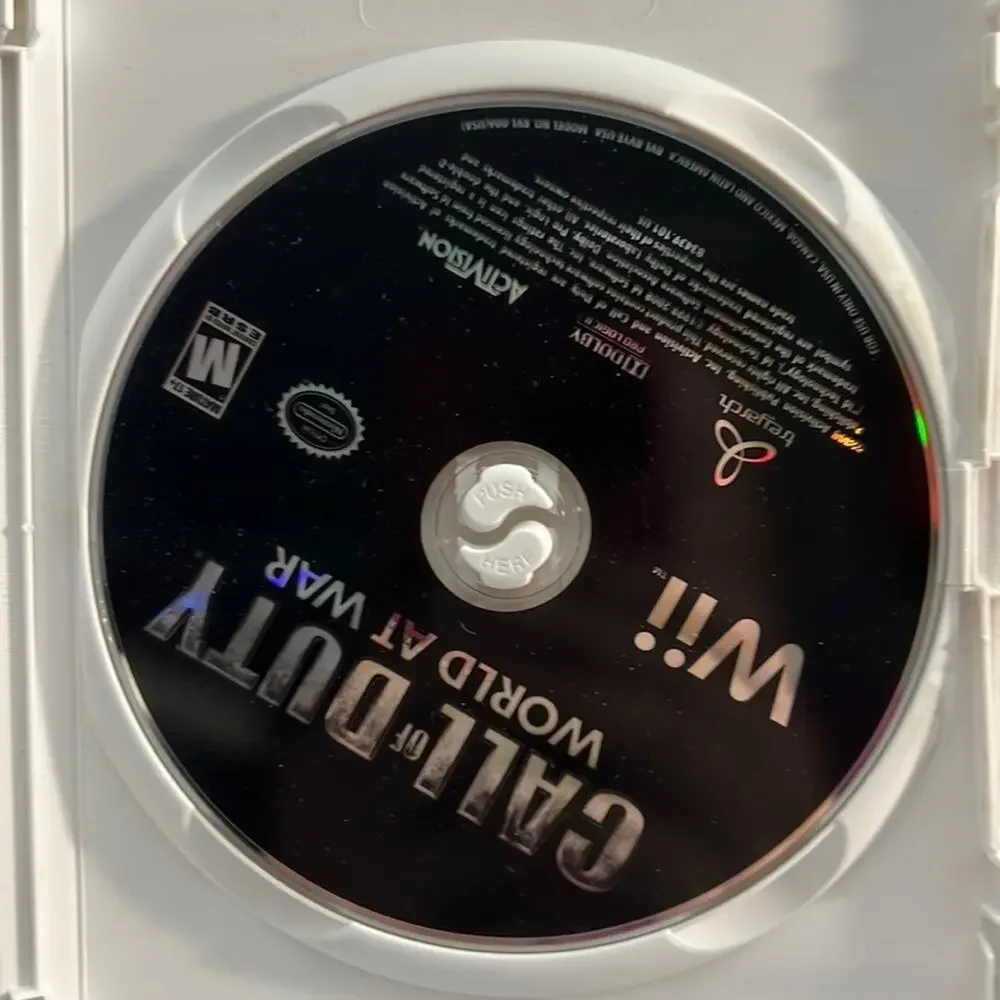 Nintendo Wii Call of Duty World at War Video Game